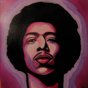 Jimi Hendrix painting